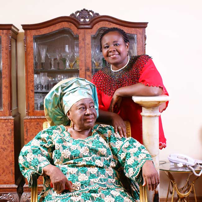 Two Generations -Phyllis and Mother